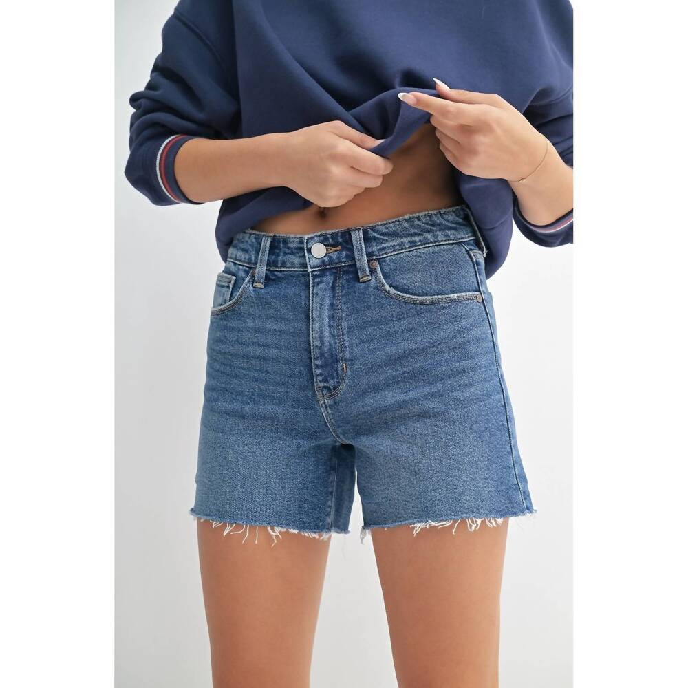 NEW JUST BLACK DENIM women's all-american denim shorts in blue